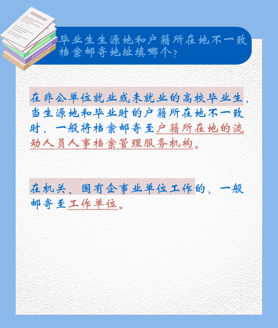 【注意】@所有毕业生，你的档案该存了！